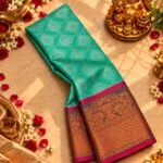 3D Embossed Saree (Karizma Silk) - image 3