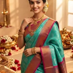 3D Embossed Saree (Karizma Silk)
