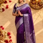 3D Embossed Saree (Karizma Silk) - image 4