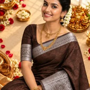 3D Embossed Saree (Karizma Silk)