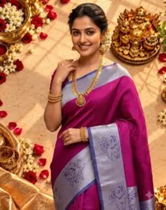 3D Embossed Saree (Karizma Silk)