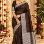 3D Embossed Saree (Karizma Silk) - image 3