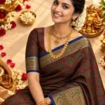 3D Embossed Saree (Karizma Silk) - image 2