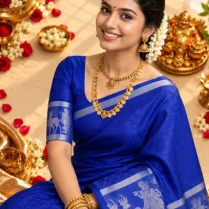3D Embossed Saree (Karizma Silk)