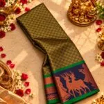 3D Embossed Saree (Karizma Silk) - image 3