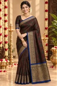 3D Embossed Saree (Karizma Silk)