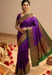 3D Embossed Saree (Karizma Silk)