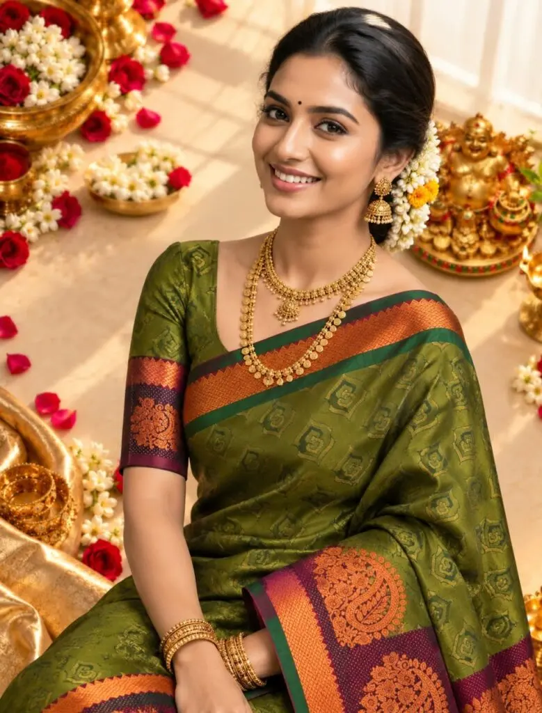 3D Embossed Saree (Karizma Silk)