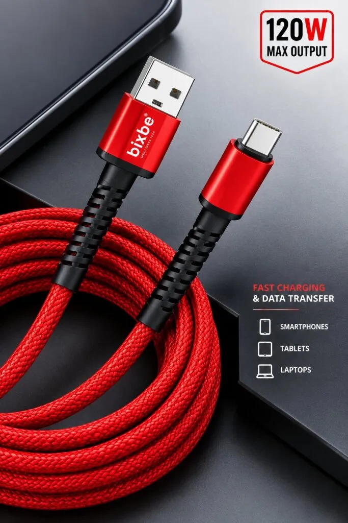 120W BULL TYPE-C USB DATA CABLE