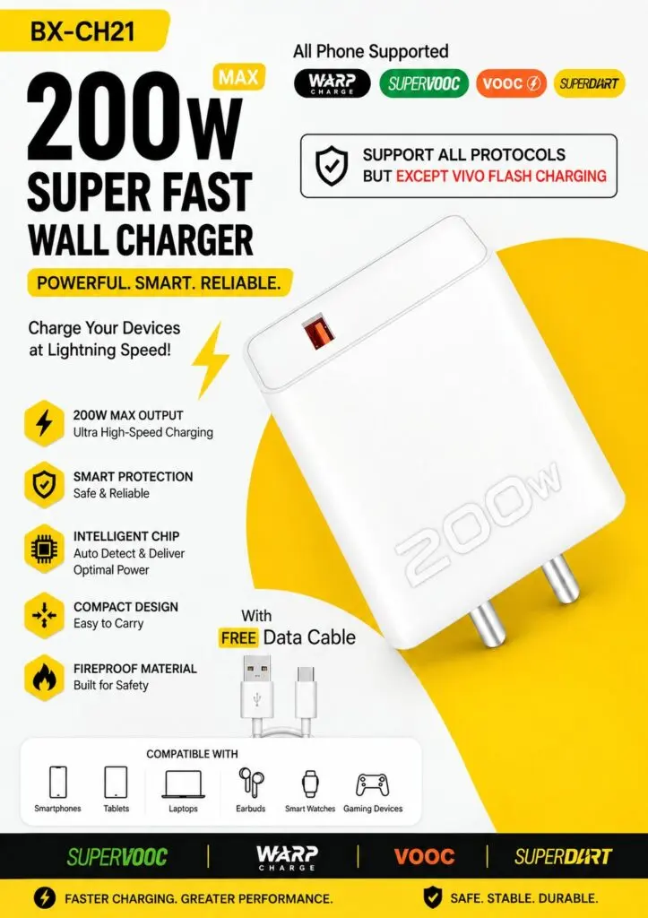 200W SUPERVOOC CHARGER